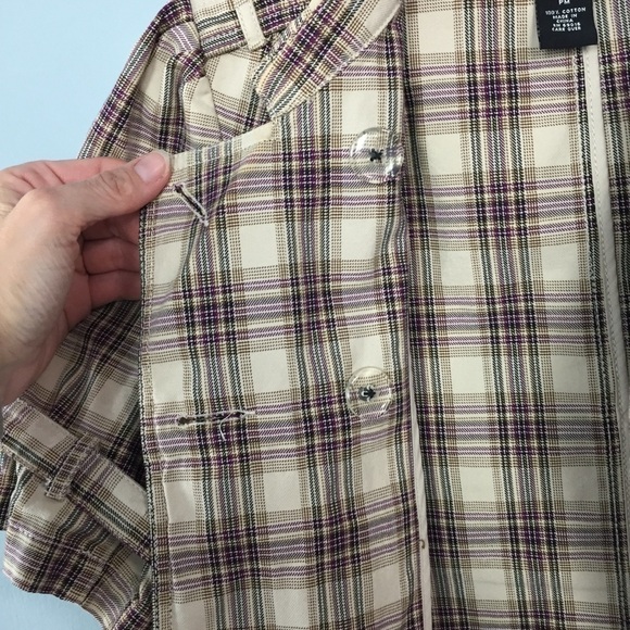 RELATIVITY Plaid Elbow Sleeve Cropped Jacket - Picture 14 of 15